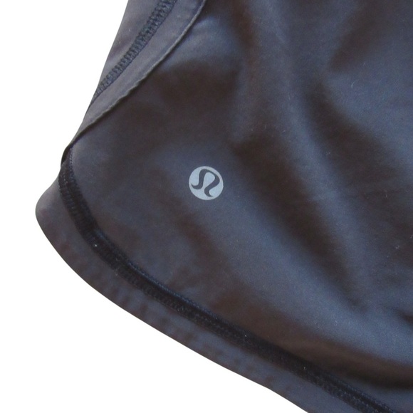 Lululemon Womens Black Athletic Shorts 6 Stretch Built In Lining Sweat Wicking - Picture 7 of 10